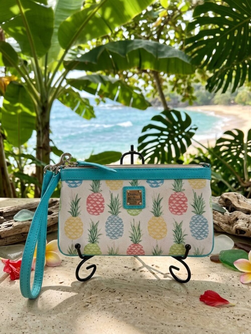 Dooney & Bourke Pineapple Large Wristlet